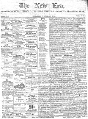 New Era (Newmarket, ON), 22 Jul 1859