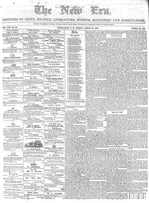 New Era (Newmarket, ON), 12 Aug 1859