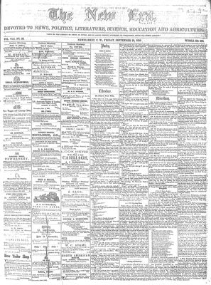 New Era (Newmarket, ON), 30 Sep 1859