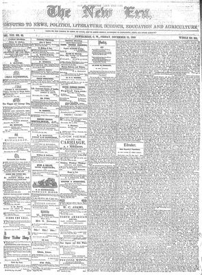 New Era (Newmarket, ON), 18 Nov 1859