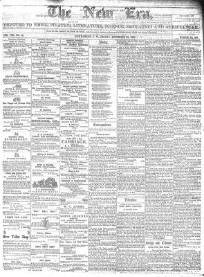 New Era (Newmarket, ON), 23 Dec 1859