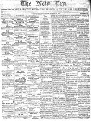 New Era (Newmarket, ON), 30 Dec 1859