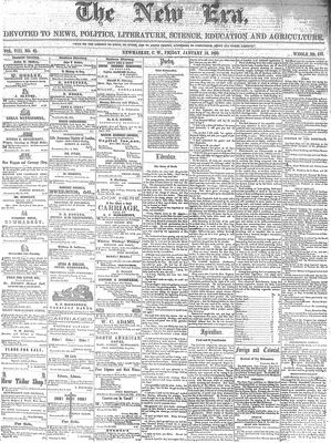 New Era (Newmarket, ON), 13 Jan 1860