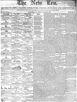 New Era (Newmarket, ON), 20 Jan 1860