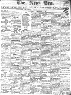 New Era (Newmarket, ON), 4 May 1860