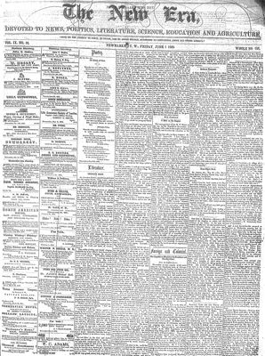 New Era (Newmarket, ON), 1 Jun 1860