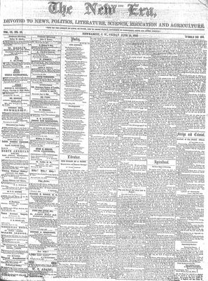 New Era (Newmarket, ON), 15 Jun 1860