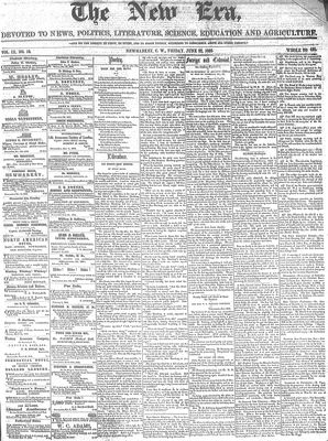 New Era (Newmarket, ON), 22 Jun 1860