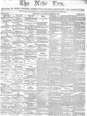 New Era (Newmarket, ON), 21 Sep 1860