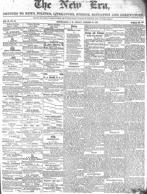 New Era (Newmarket, ON), 12 Oct 1860