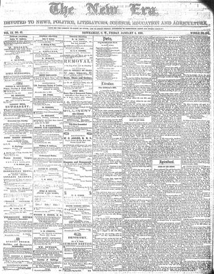 New Era (Newmarket, ON), 4 Jan 1861