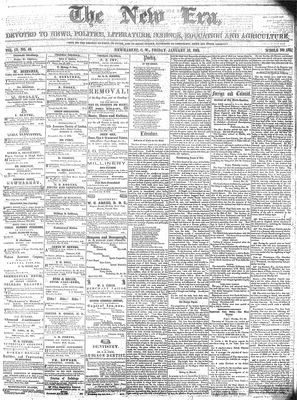 New Era (Newmarket, ON), 18 Jan 1861