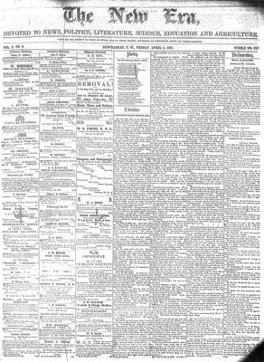 New Era (Newmarket, ON), 5 Apr 1861