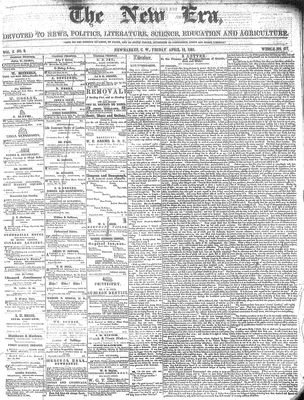 New Era (Newmarket, ON), 12 Apr 1861