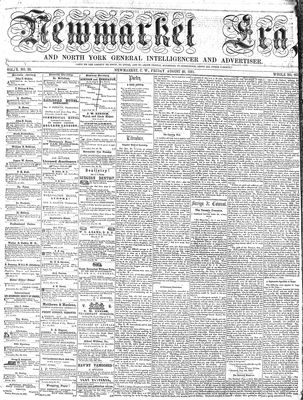 Newmarket Era, 30 Aug 1861