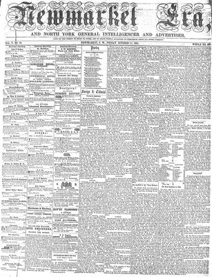 Newmarket Era, 11 Oct 1861