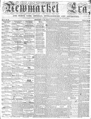 Newmarket Era, 18 Oct 1861