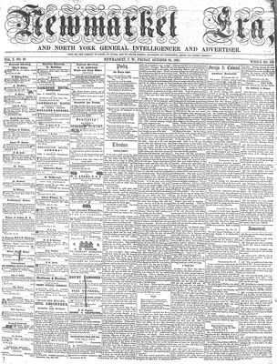 Newmarket Era, 25 Oct 1861