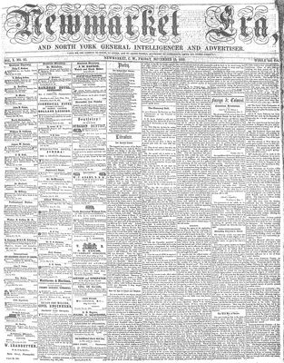 Newmarket Era, 15 Nov 1861