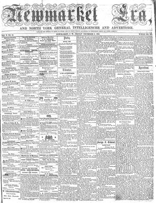 Newmarket Era, 6 Dec 1861