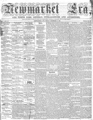 Newmarket Era, 27 Dec 1861