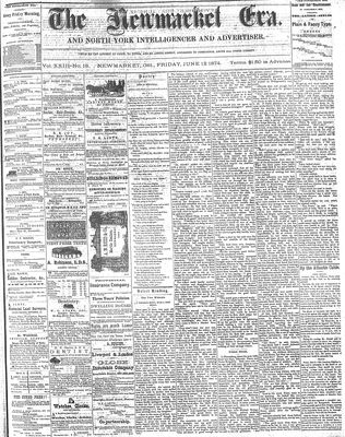 Newmarket Era, 12 Jun 1874