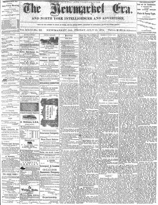 Newmarket Era, 10 Jul 1874