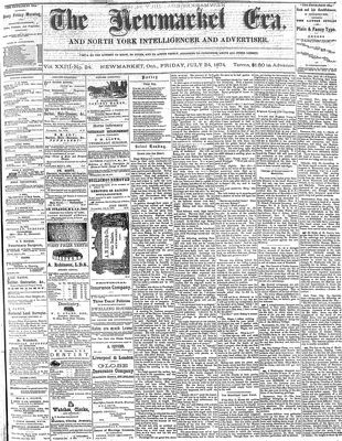 Newmarket Era, 24 Jul 1874