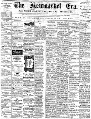 Newmarket Era, 23 Oct 1874