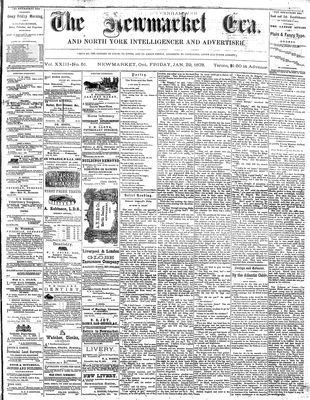 Newmarket Era, 29 Jan 1875