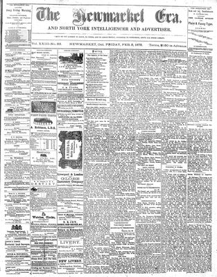 Newmarket Era, 5 Feb 1875