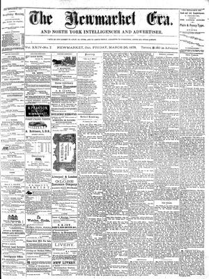 Newmarket Era, 26 Mar 1875