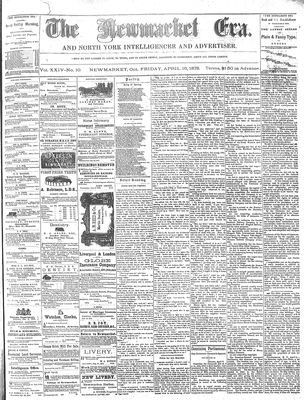 Newmarket Era, 16 Apr 1875