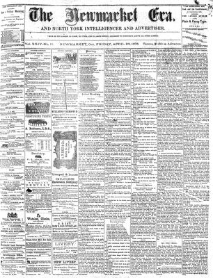 Newmarket Era, 23 Apr 1875