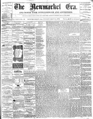 Newmarket Era, 21 May 1875