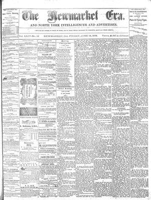 Newmarket Era, 18 Jun 1875