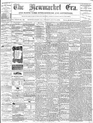 Newmarket Era, 9 Jul 1875