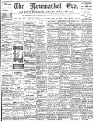 Newmarket Era, 24 Sep 1875