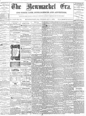 Newmarket Era, 1 Oct 1875