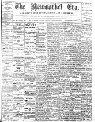 Newmarket Era, 31 Dec 1875