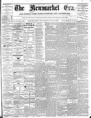 Newmarket Era, 21 Jan 1876