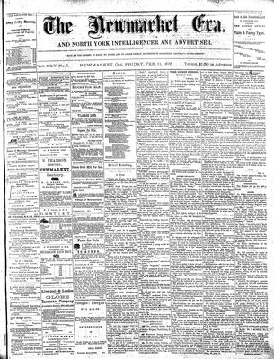 Newmarket Era, 11 Feb 1876