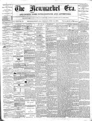 Newmarket Era, 18 Feb 1876