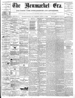 Newmarket Era, 7 Apr 1876