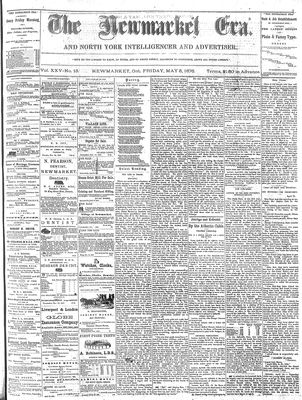 Newmarket Era, 5 May 1876