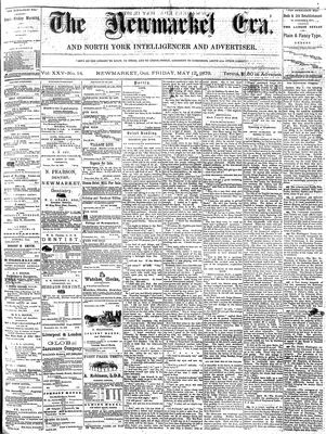 Newmarket Era (Newmarket, ON1861), May 12, 1876