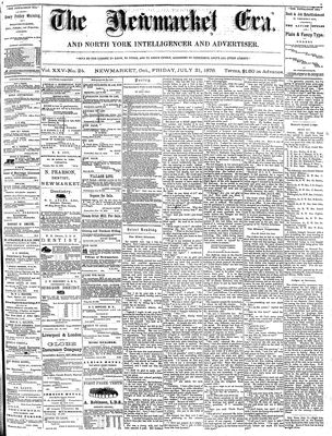 Newmarket Era, 21 Jul 1876