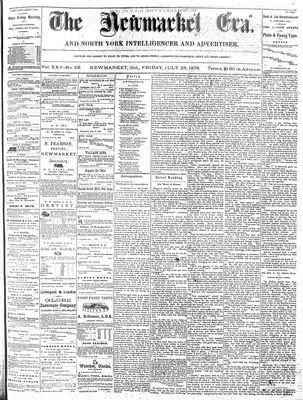 Newmarket Era, 28 Jul 1876