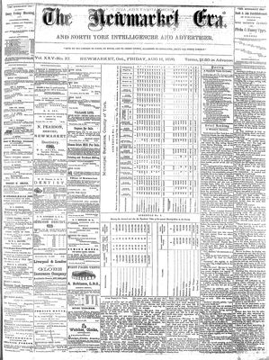 Newmarket Era, 11 Aug 1876