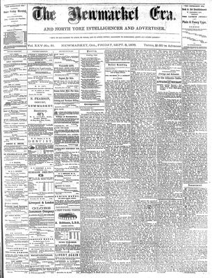 Newmarket Era, 8 Sep 1876